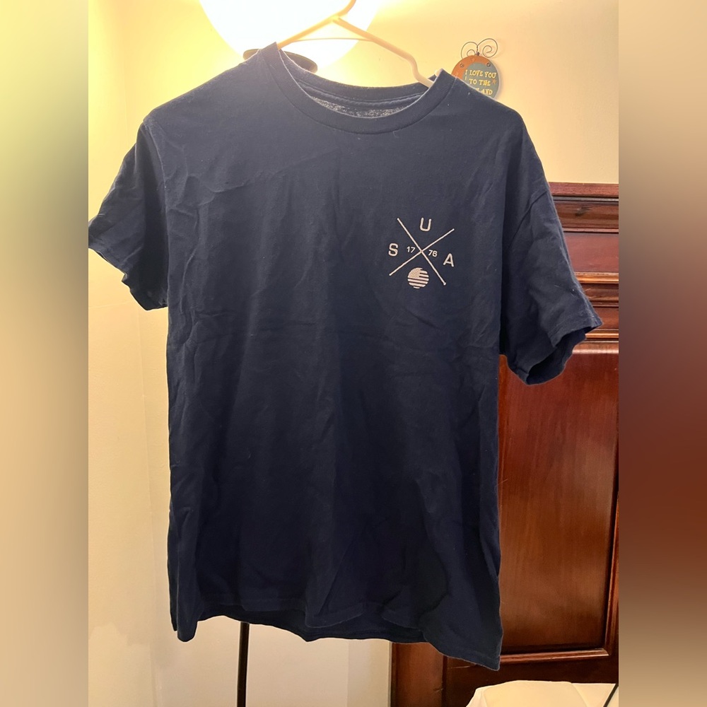 Navy Blue Graphic T-Shirt